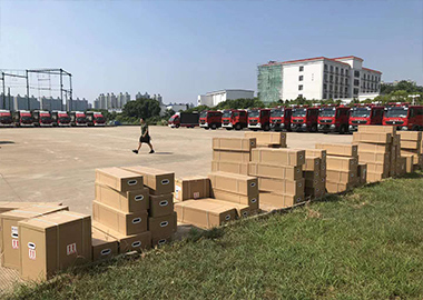 山東迅凱14套液壓破拆工具組交付某公安總隊(duì)。